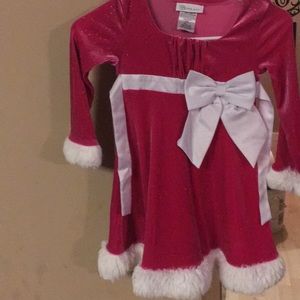 Pink Christmas dress